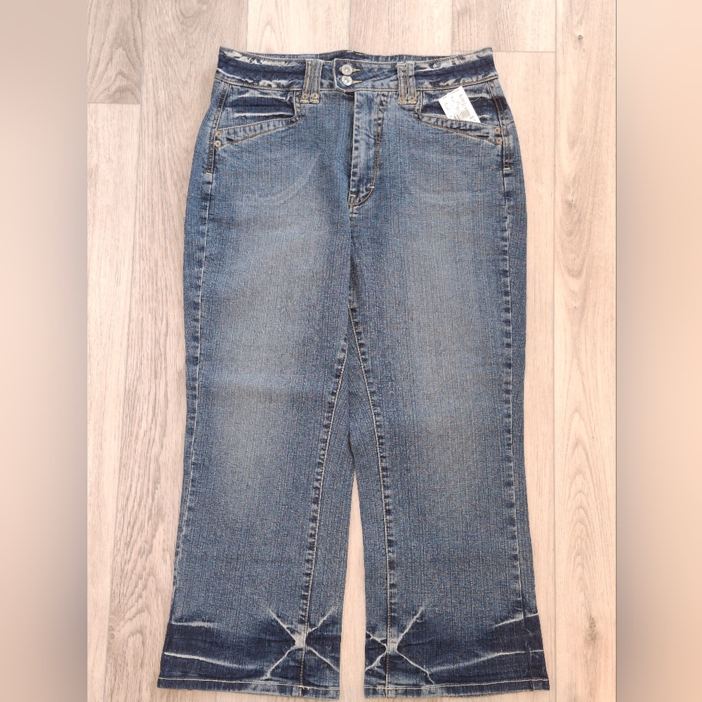 Ashley Stewart Dark Blue Boot Cut Jeans